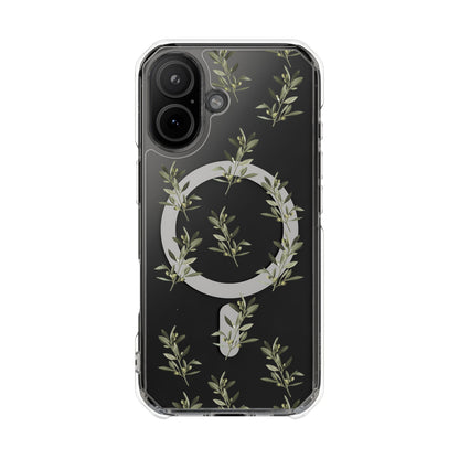 Olive Branch  MagSafe Clear Phone Case