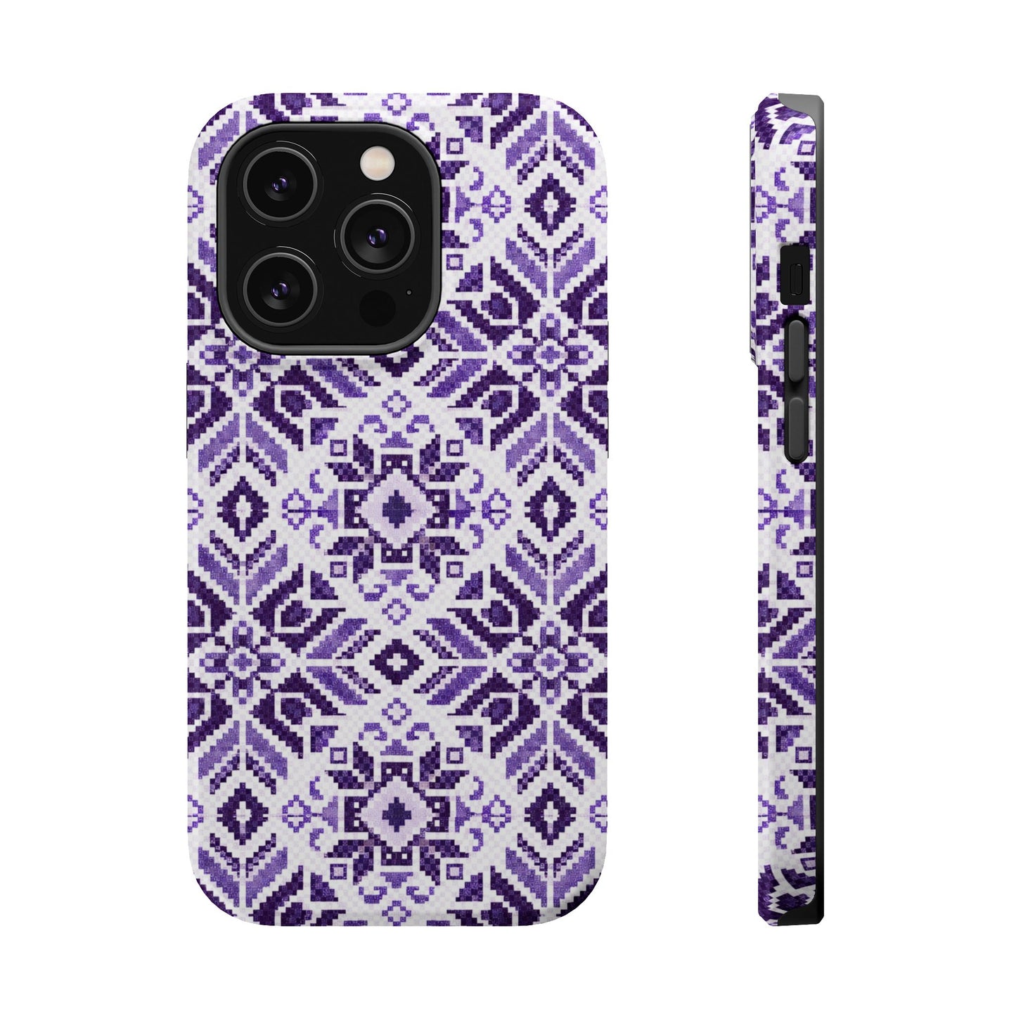 Purple Tatriz  Design - Iphone Magnetic Tough Case