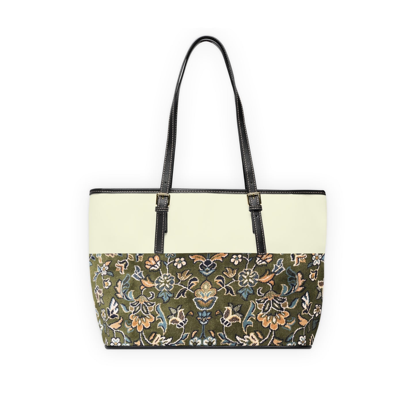 Rawdah Carpet Pattern Leather Shoulder Bag