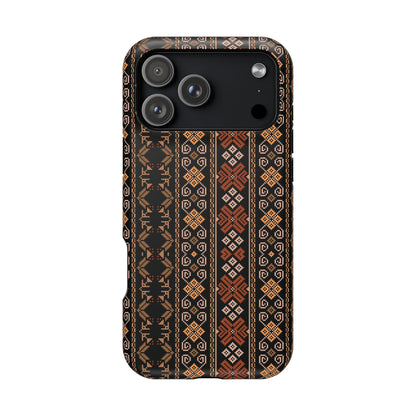 Floral Tatriz geometric Design - Iphone Magnetic Tough Case