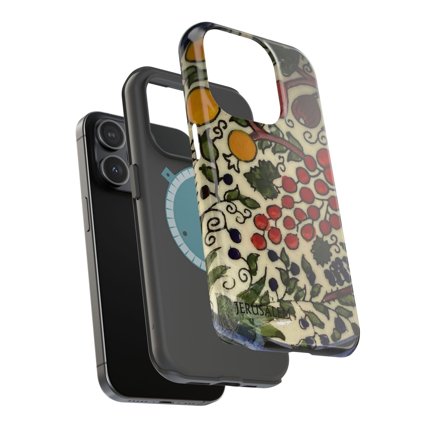 Jerusalem City Fruits Design Iphone Magnetic Tough Case