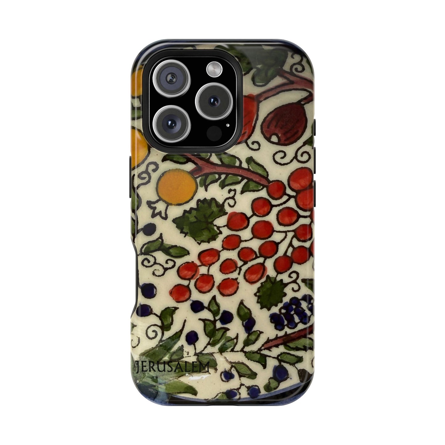 Jerusalem City Fruits Design Iphone Magnetic Tough Case