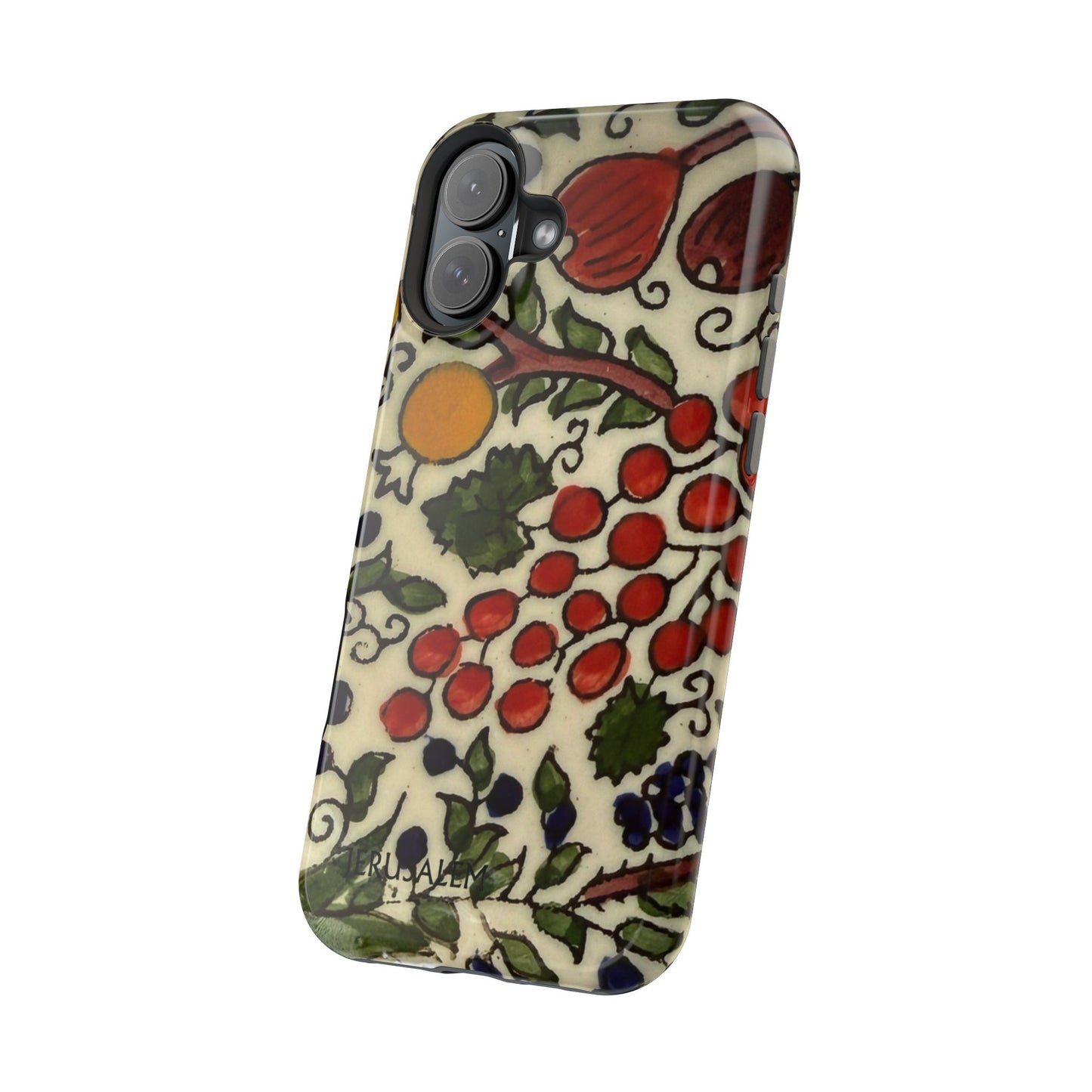 Jerusalem City Fruits Design Iphone Magnetic Tough Case