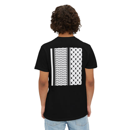 Hattah Black and White Stylish Graphic Pocket T-Shirt | Unisex| More Colors