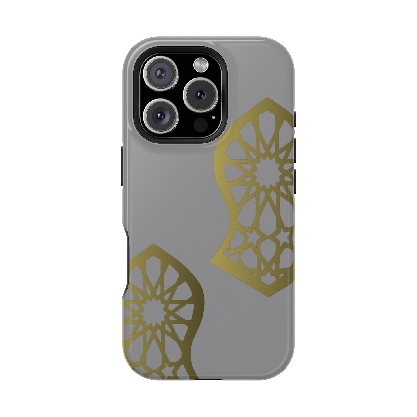 Grey and Gold Sandala Design Iphone Magnetic Tough Cases