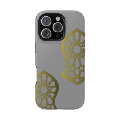 Grey and Gold Sandala Design Iphone Magnetic Tough Cases