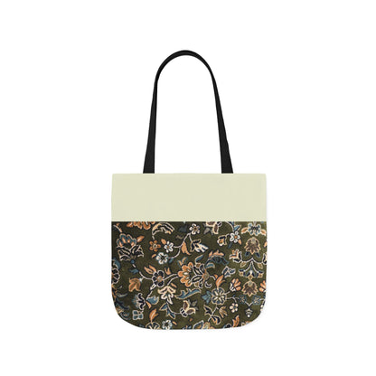 Rawdah Canvas Tote Bag, 3-Color Straps