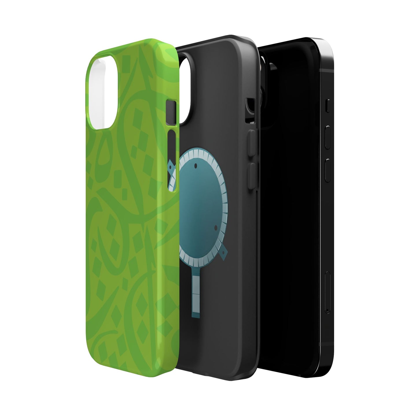 Green calligraphy Design - Iphone Magnetic Tough Case