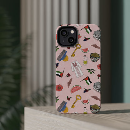 Palestinians Symbols Design - Iphone Magnetic Tough Case