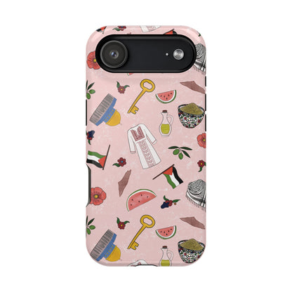 Palestinians Symbols Design - Iphone Magnetic Tough Case