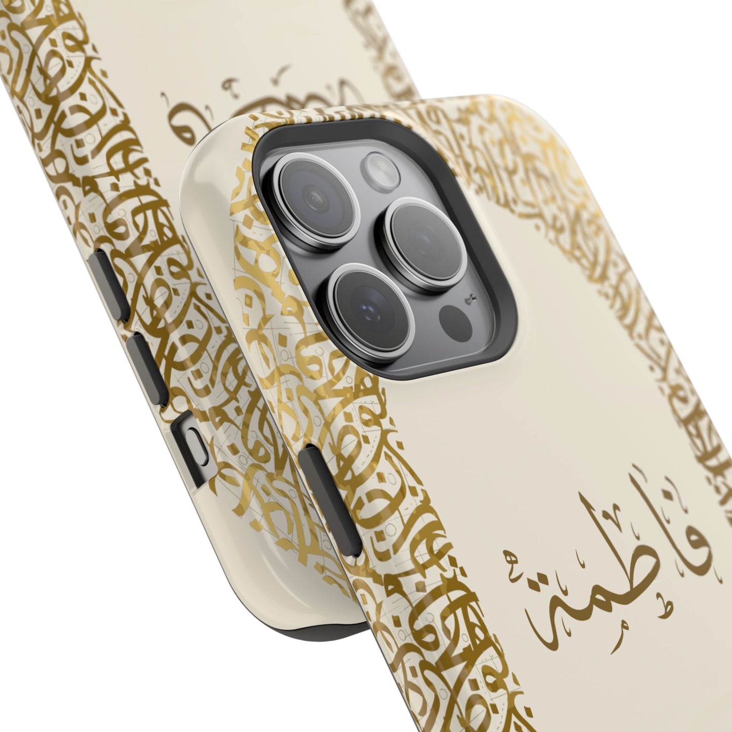 Personalized Arabic Calligraphy - IPhone Magnetic Impact-Resistant Cases - Golden Arabic Letters  Design
