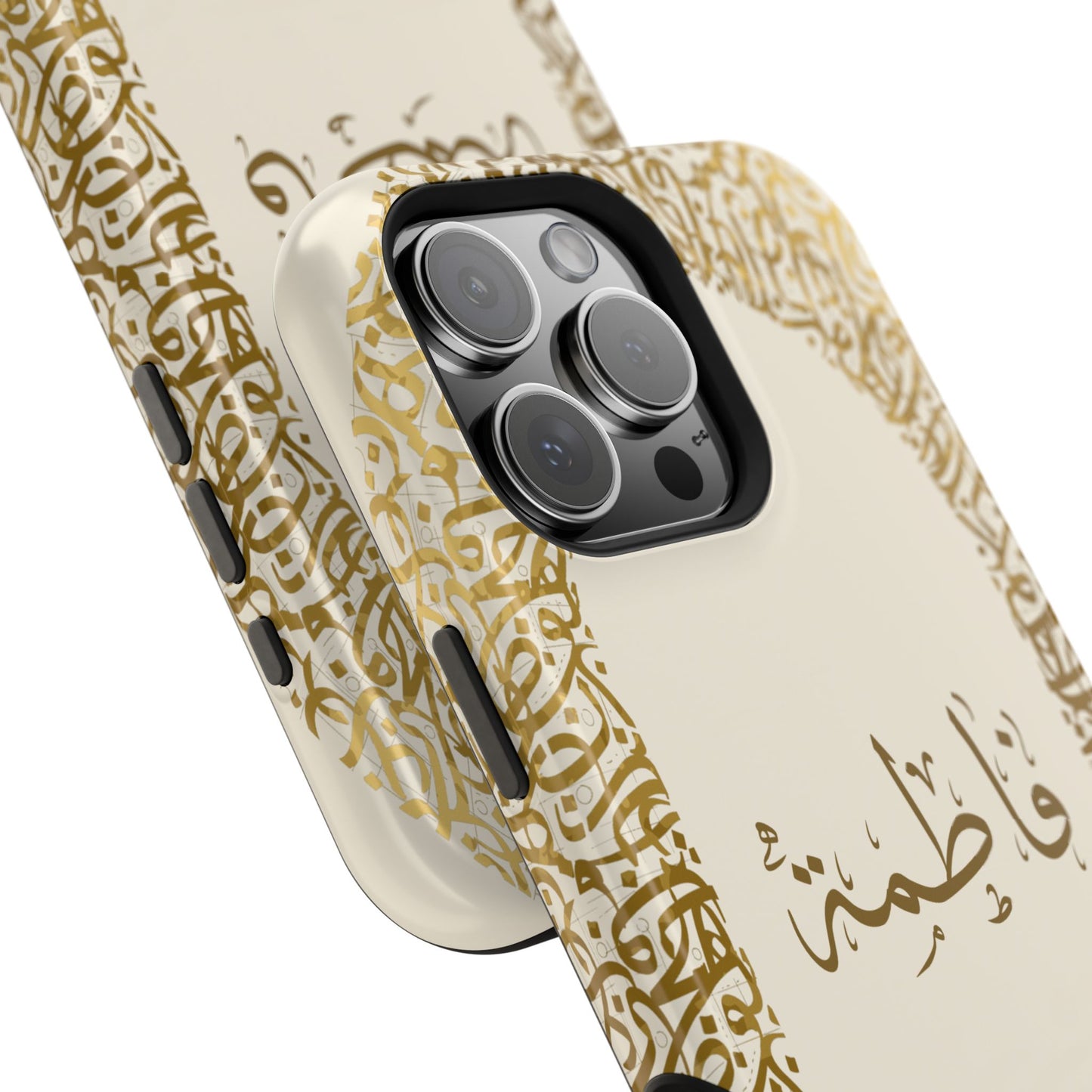 Personalized Arabic Calligraphy - IPhone Magnetic Impact-Resistant Cases - Golden Arabic Letters  Design