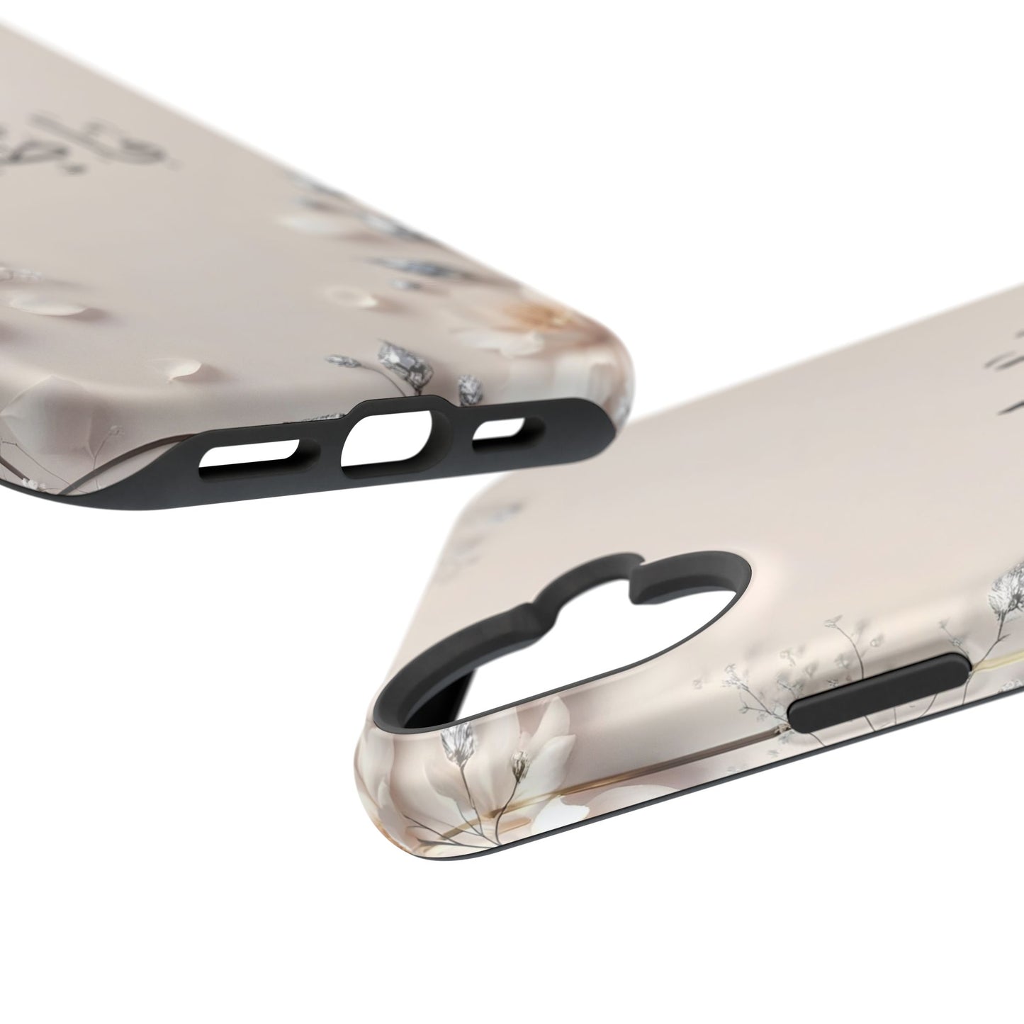 Personalized Magnetic Impact-Resistant Phone Case - Flower Design