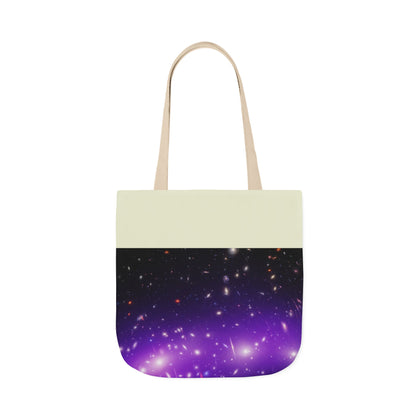 Galaxy Cluster Canvas Tote Bag, 2-Color Straps