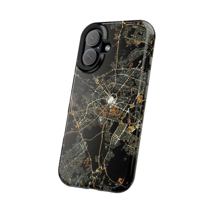Al Madina Munawarah from Space - City of Lights- Iphone Magnetic Tough Cases