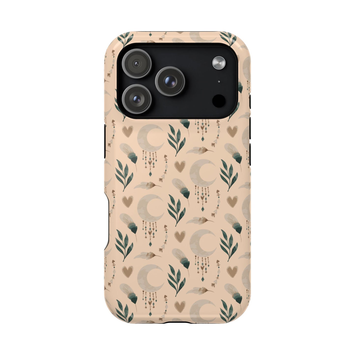 Crescent 🌙  and Hearts Design Iphone Magnetic Tough Cases
