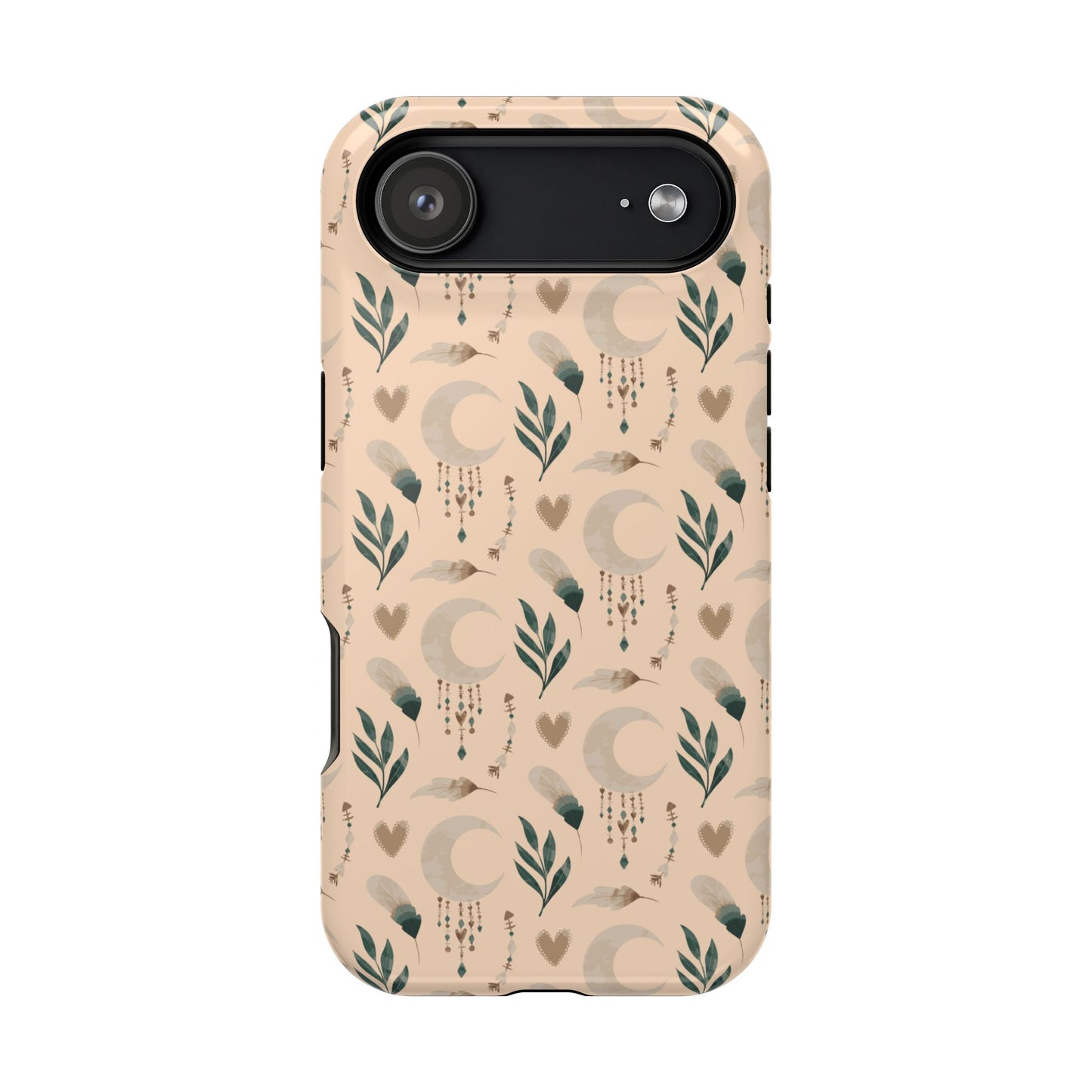 Crescent 🌙  and Hearts Design Iphone Magnetic Tough Cases
