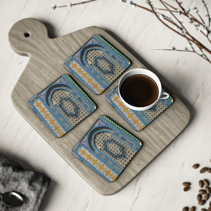 Masjid Al Aqsa Coasters - Elegant Design for Home Decor