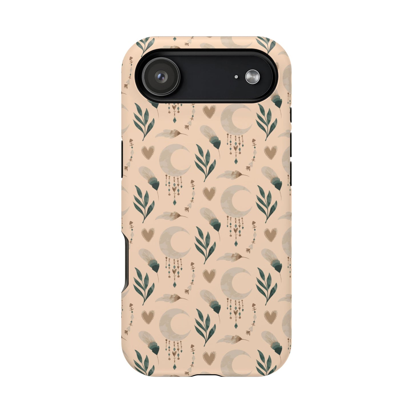 Crescent 🌙  and Hearts Design Iphone Magnetic Tough Cases