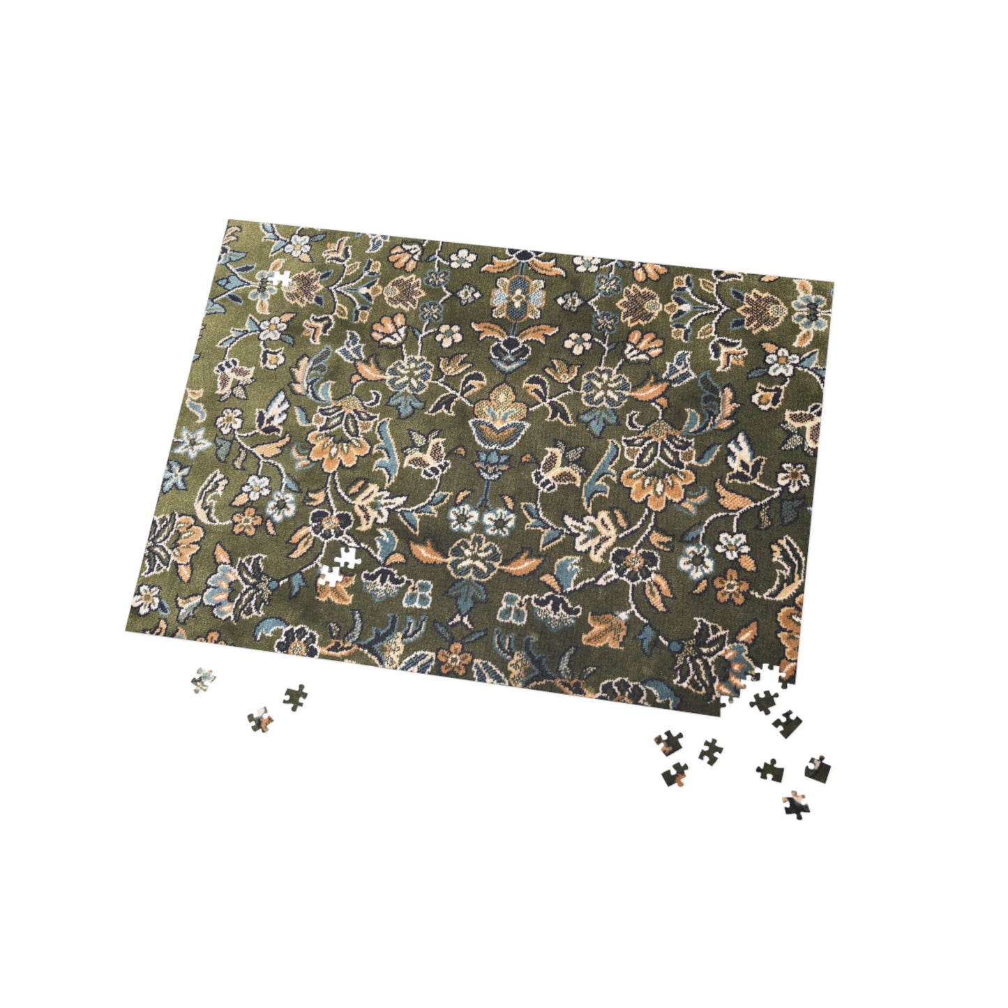 Rawdah Colorful Mosaic Puzzle (1000-Piece) - Beautiful Rawdah Carpet Design
