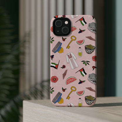 Palestinians Symbols Design - Iphone Magnetic Tough Case