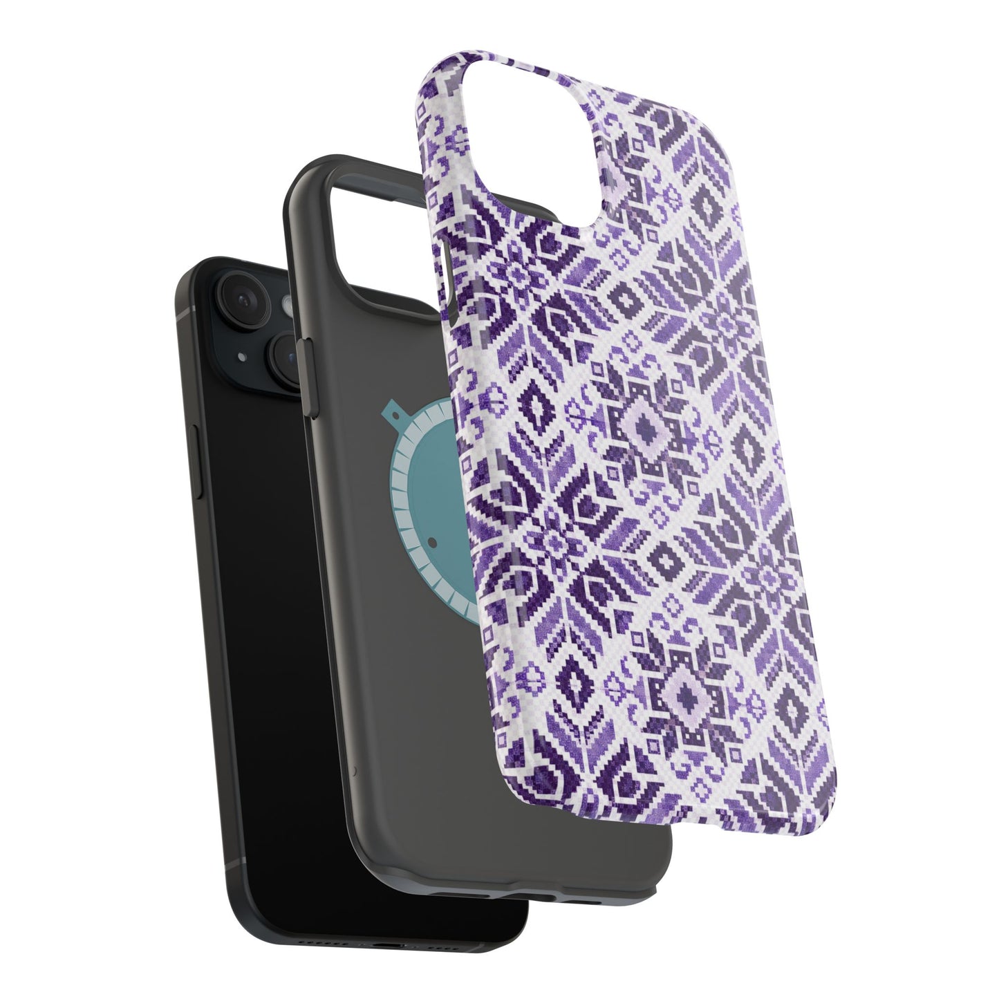 Purple Tatriz  Design - Iphone Magnetic Tough Case