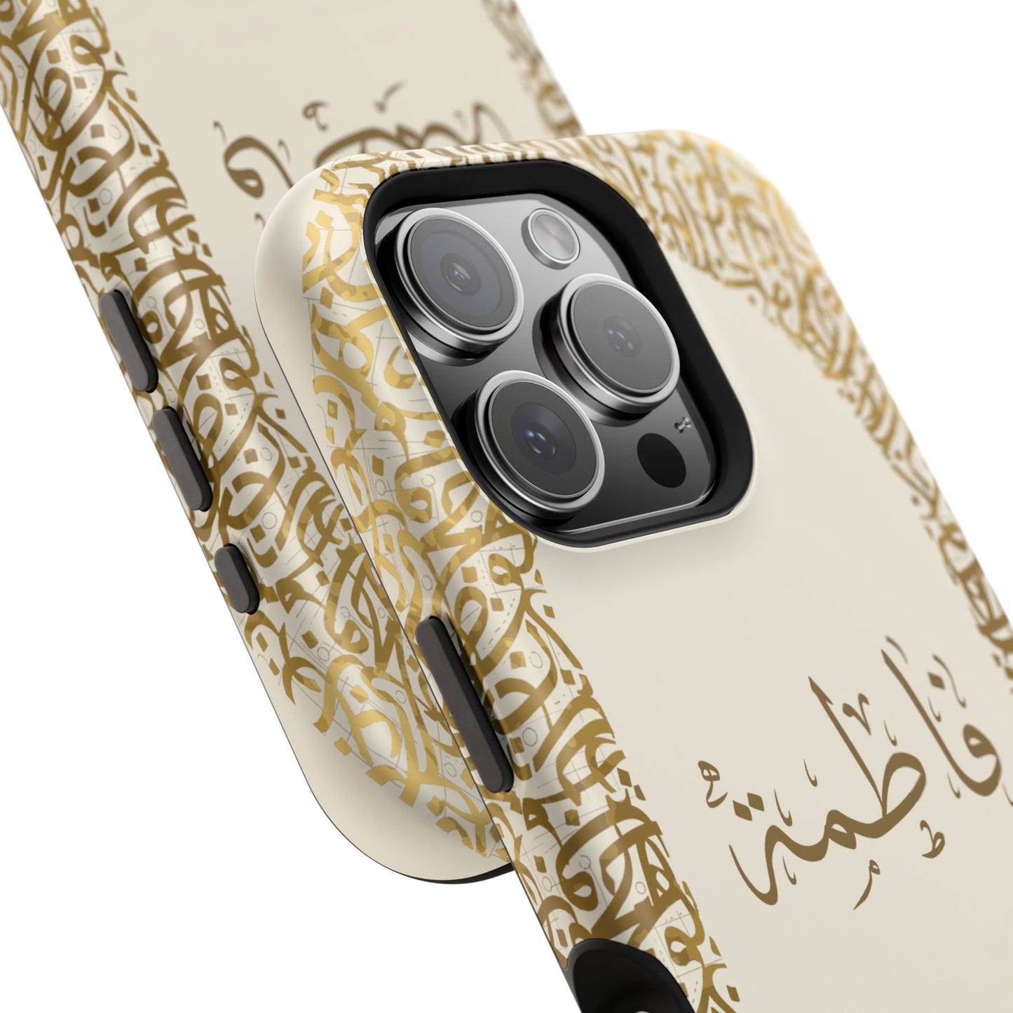 Personalized Arabic Calligraphy - IPhone Magnetic Impact-Resistant Cases - Golden Arabic Letters  Design