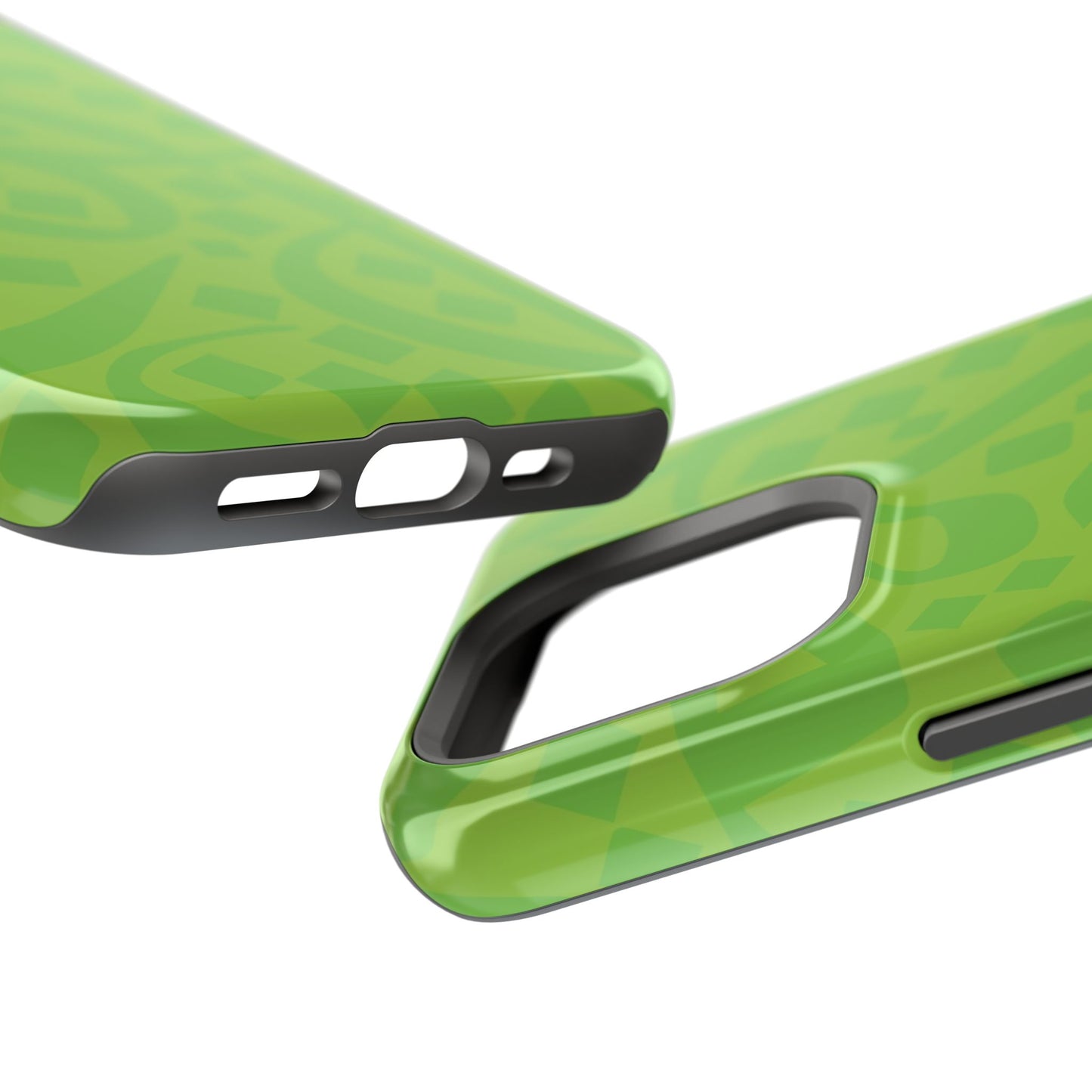 Green calligraphy Design - Iphone Magnetic Tough Case