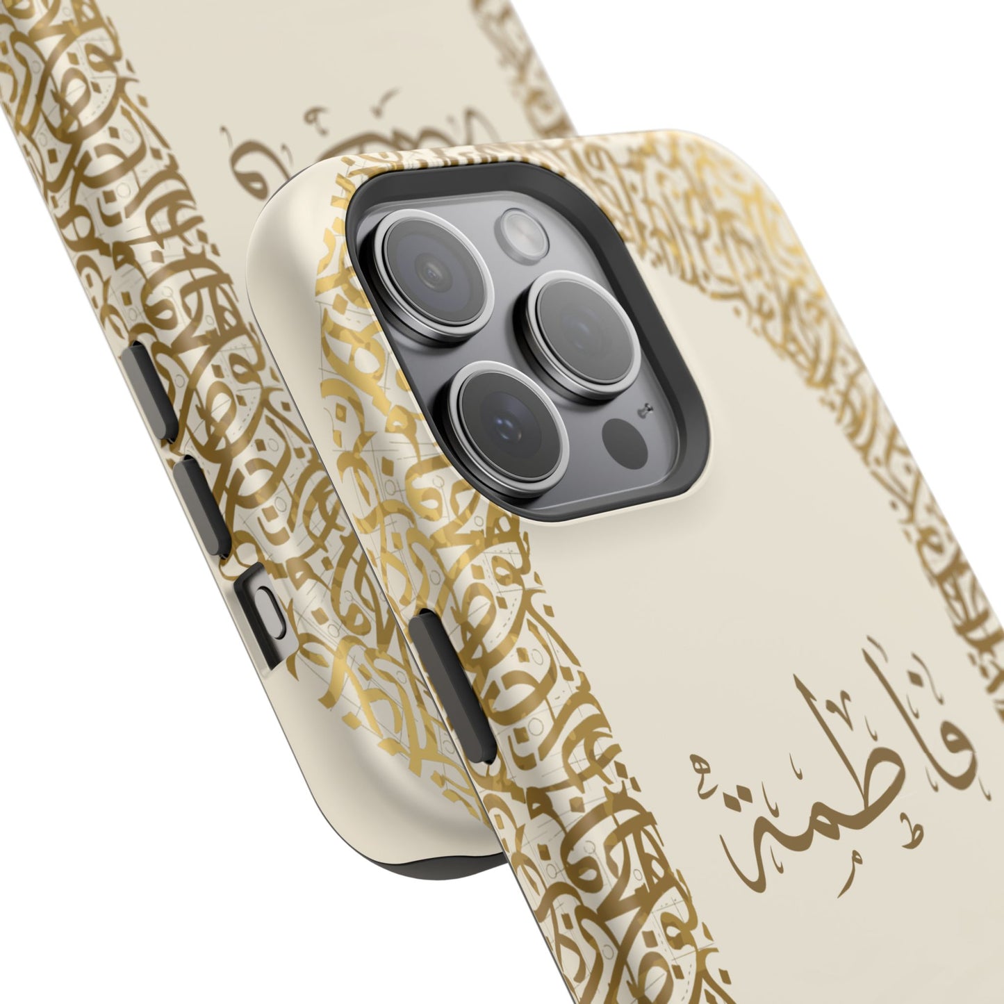 Personalized Arabic Calligraphy - IPhone Magnetic Impact-Resistant Cases - Golden Arabic Letters  Design