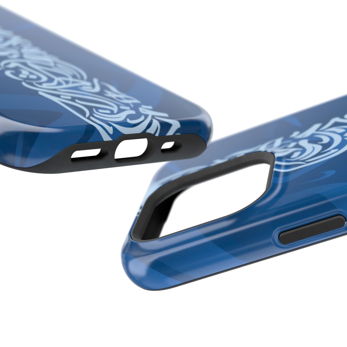 Arabic Blue Calligraphy Design Iphone Magnetic Tough Case