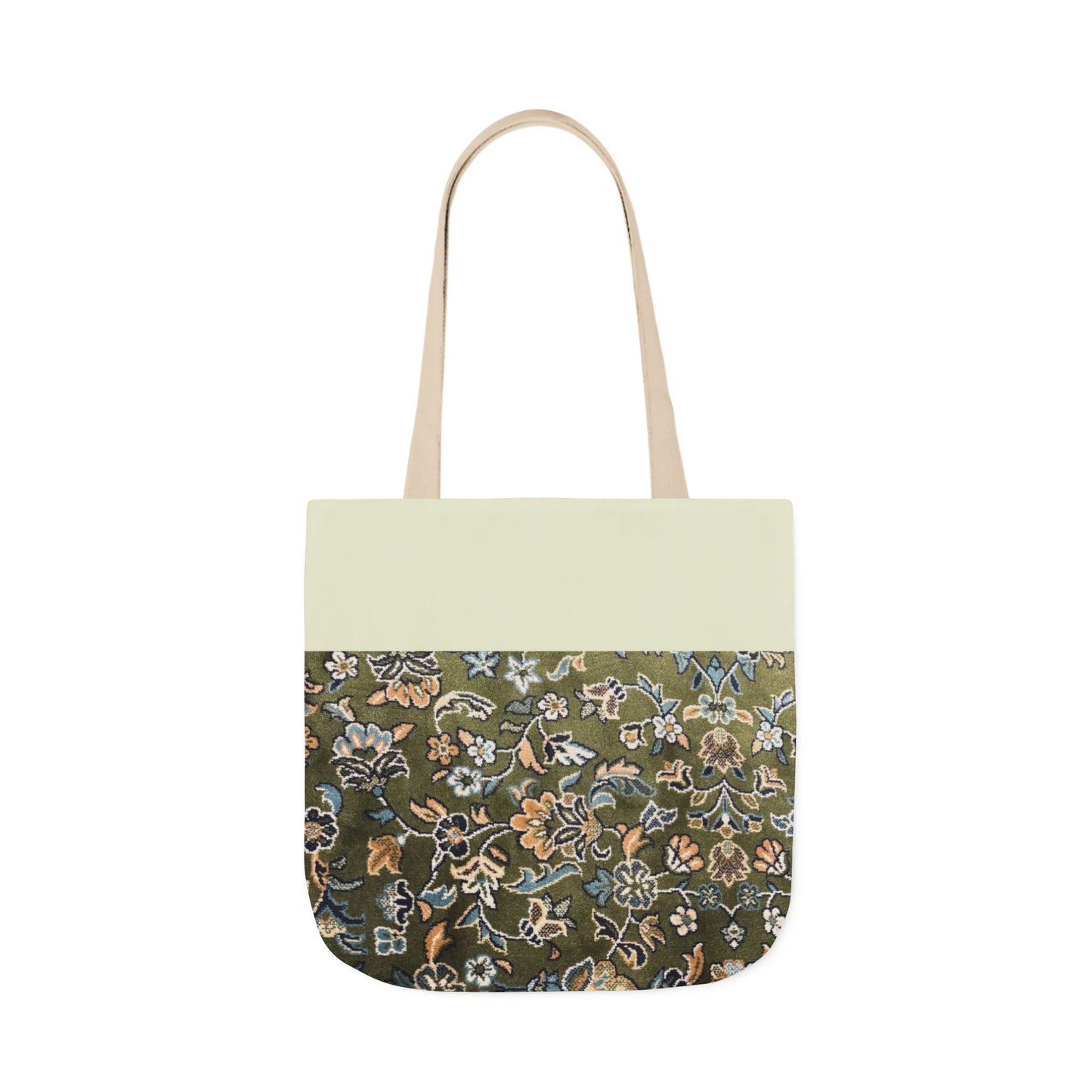 Rawdah Canvas Tote Bag, 3-Color Straps