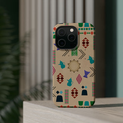Arabian symbols  Design - Iphone Magnetic Tough Case