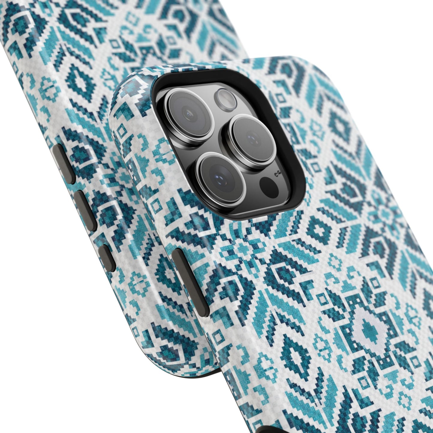 Teal Tatriz  Design - Iphone Magnetic Tough Case