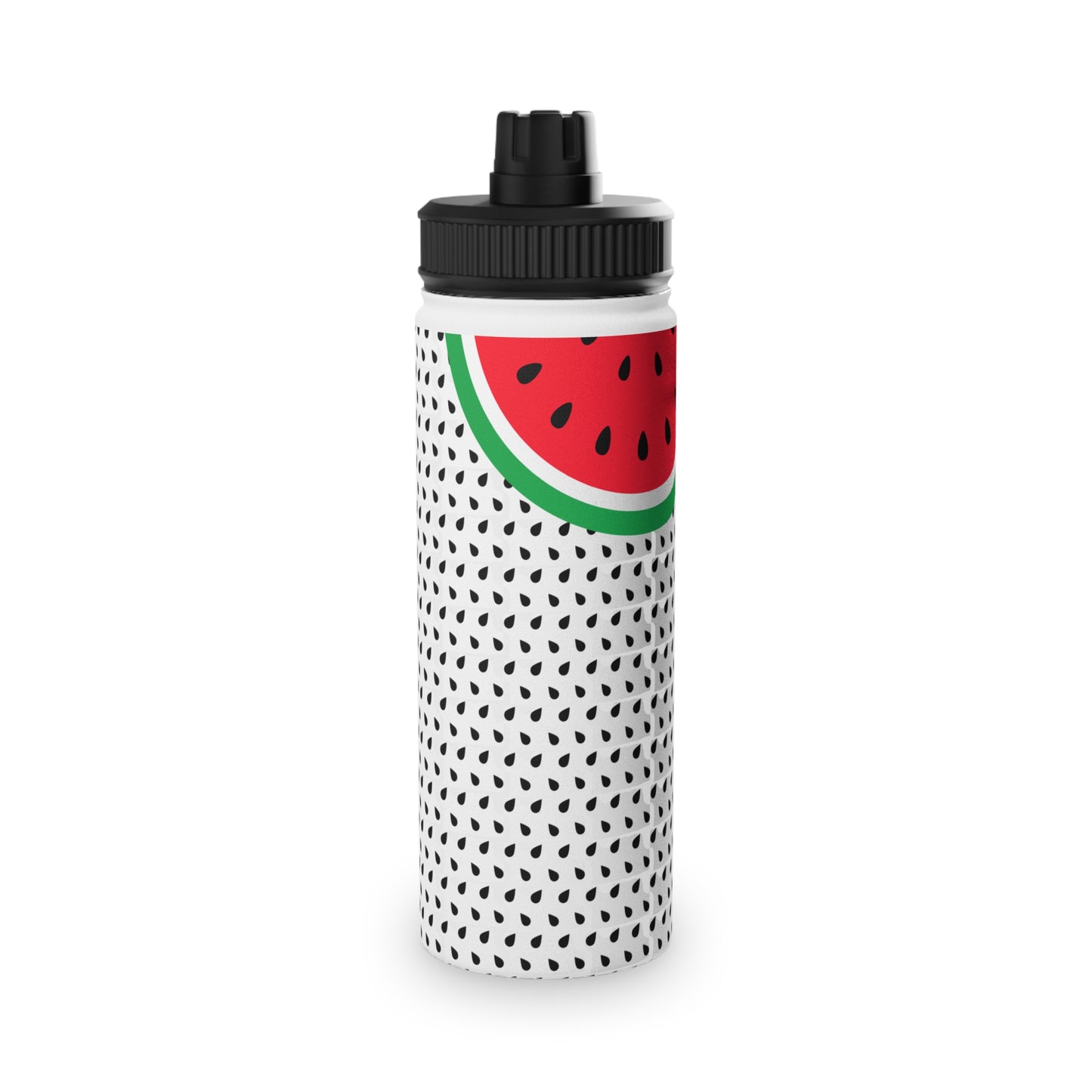 Watermelon Stylish Stainless Steel Water Bottle with Sports Lid