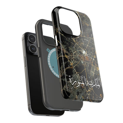 Al Madina Munawarah from Space - City of Lights- Iphone Magnetic Tough Cases