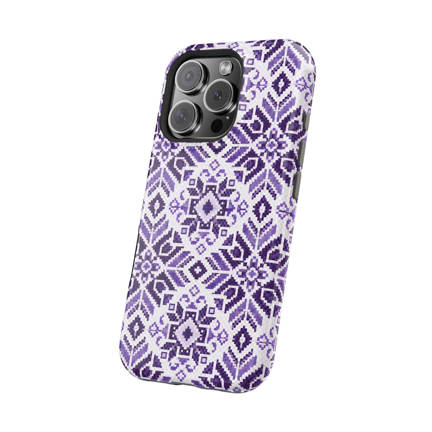 Purple Tatriz  Design - Iphone Magnetic Tough Case