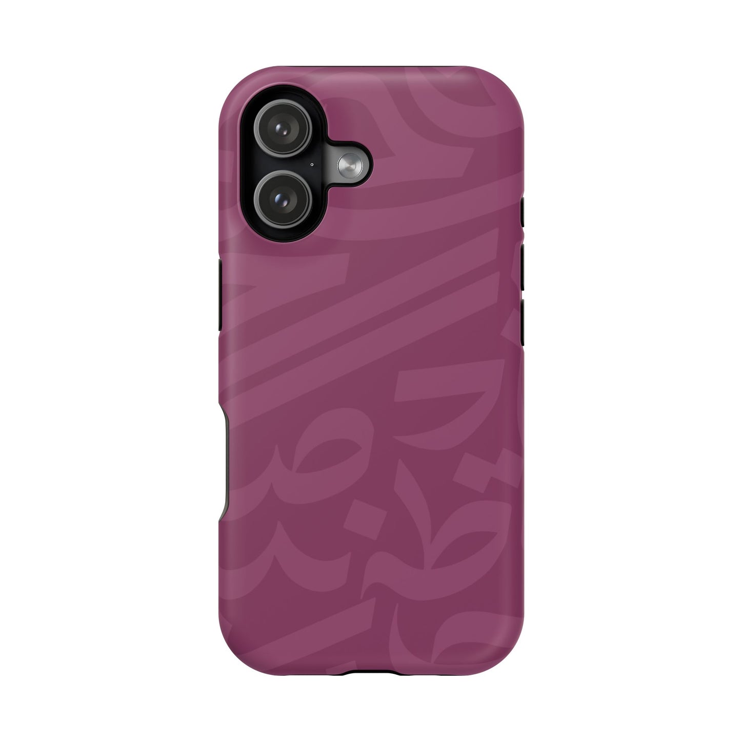 Pink calligraphy Design - Iphone Magnetic Tough Case
