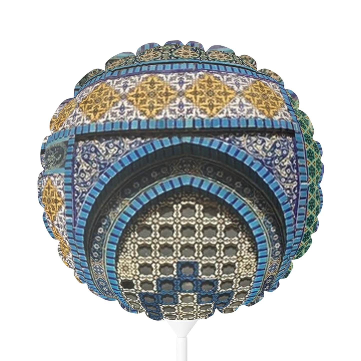 Aqsa Heart-Circle Shaped Decorative Balloon - 11" Star Pattern