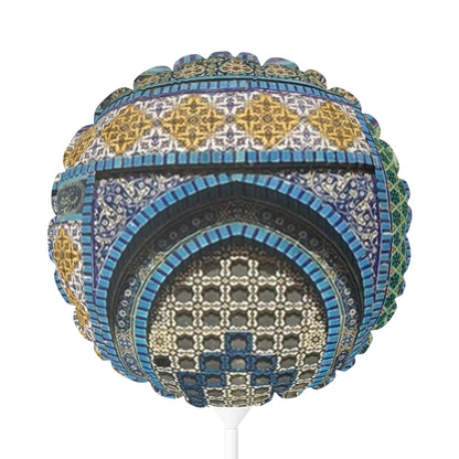 Aqsa Heart-Circle Shaped Decorative Balloon - 11" Star Pattern