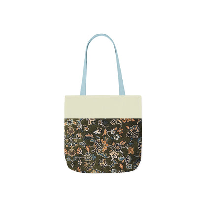 Rawdah Canvas Tote Bag, 3-Color Straps