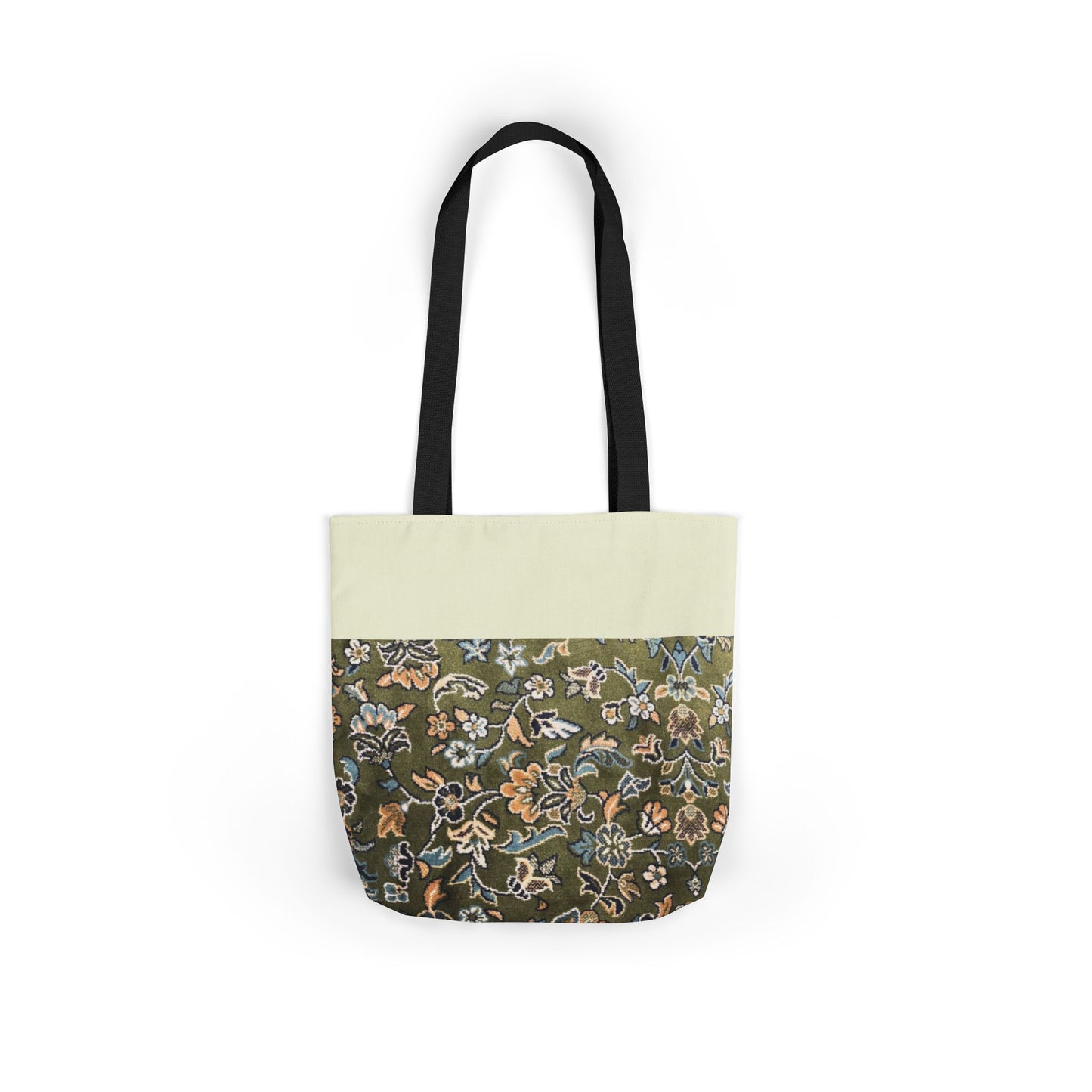Rawdah Canvas Tote Bag, 3-Color Straps