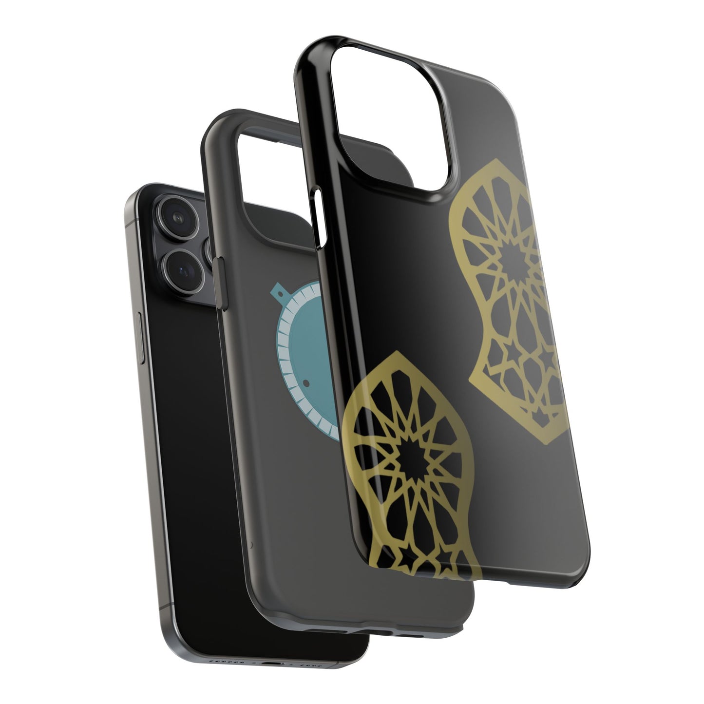Grey and Gold Sandala Design Iphone Magnetic Tough Cases