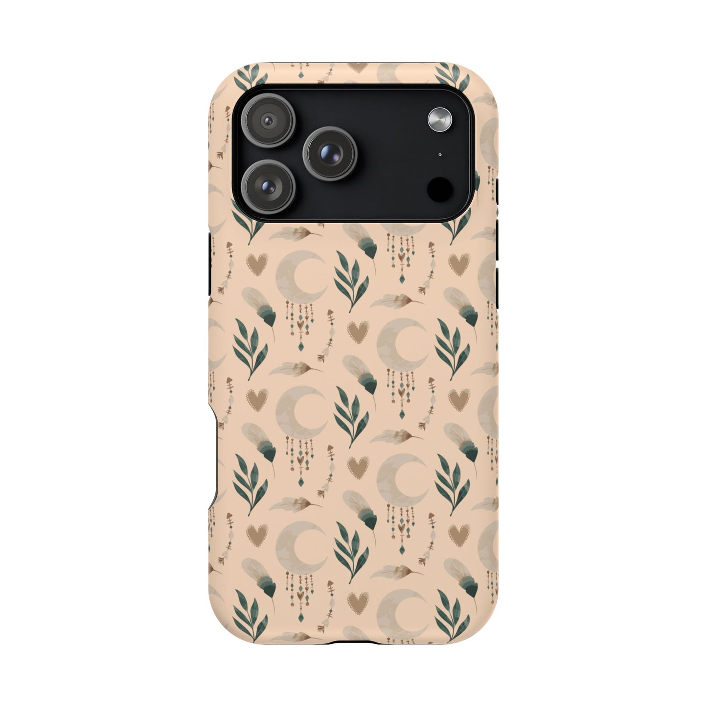 Crescent 🌙  and Hearts Design Iphone Magnetic Tough Cases