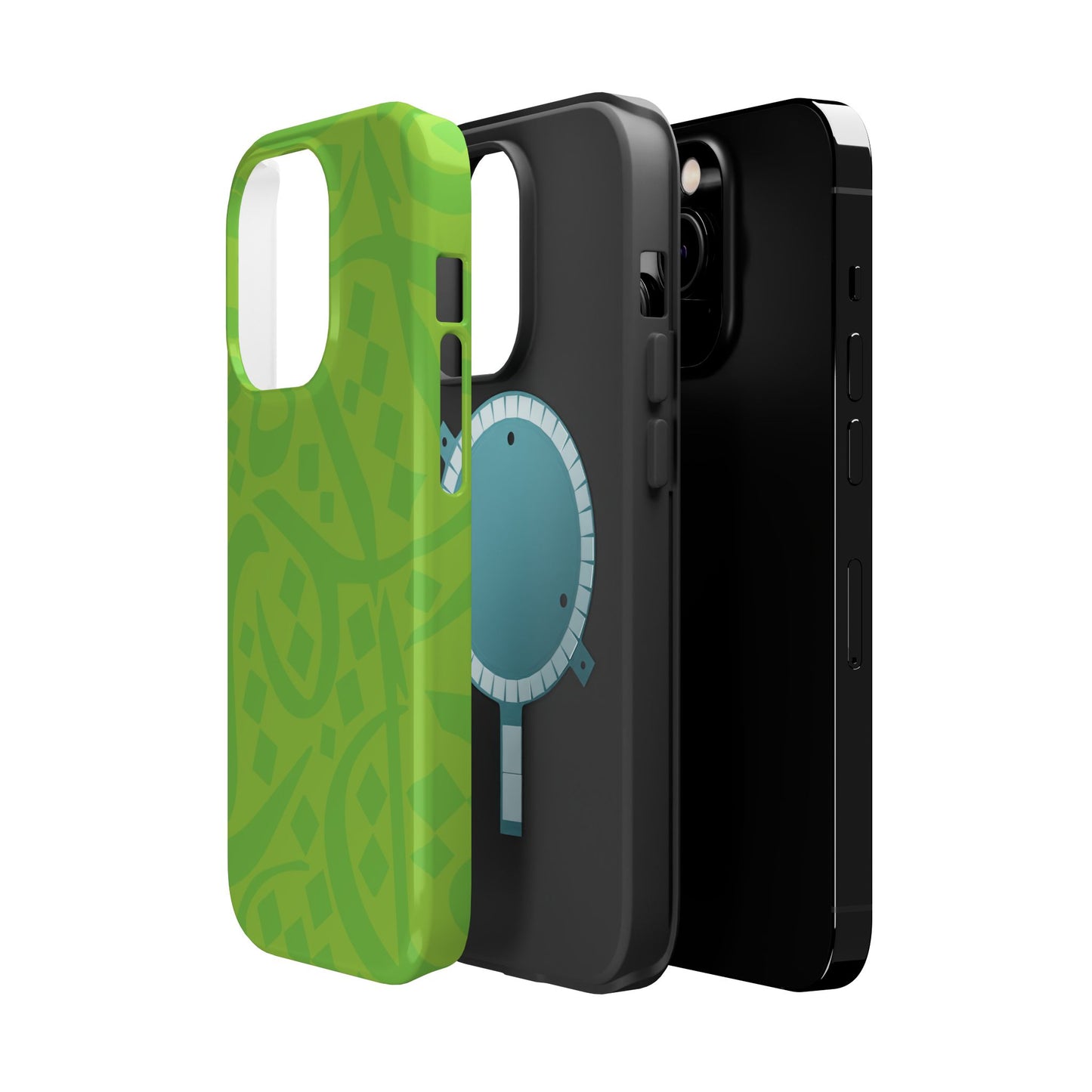 Green calligraphy Design - Iphone Magnetic Tough Case