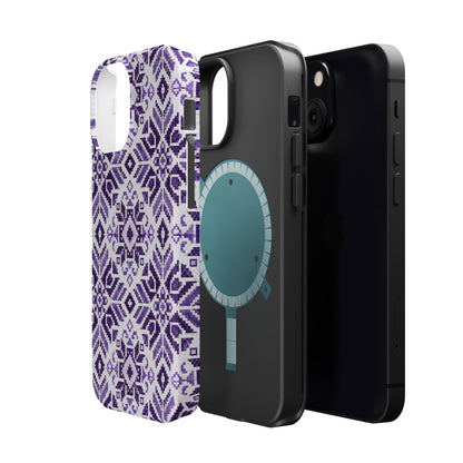 Purple Tatriz  Design - Iphone Magnetic Tough Case