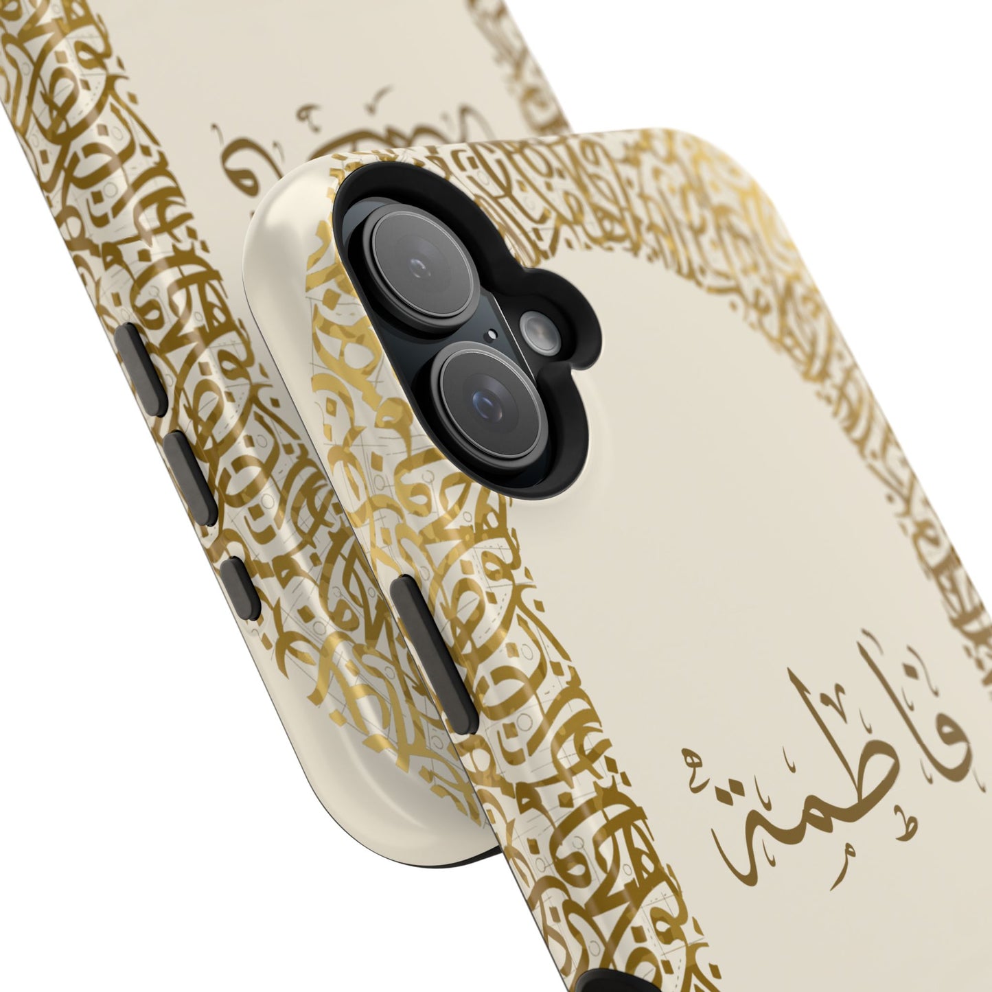 Personalized Arabic Calligraphy - IPhone Magnetic Impact-Resistant Cases - Golden Arabic Letters  Design