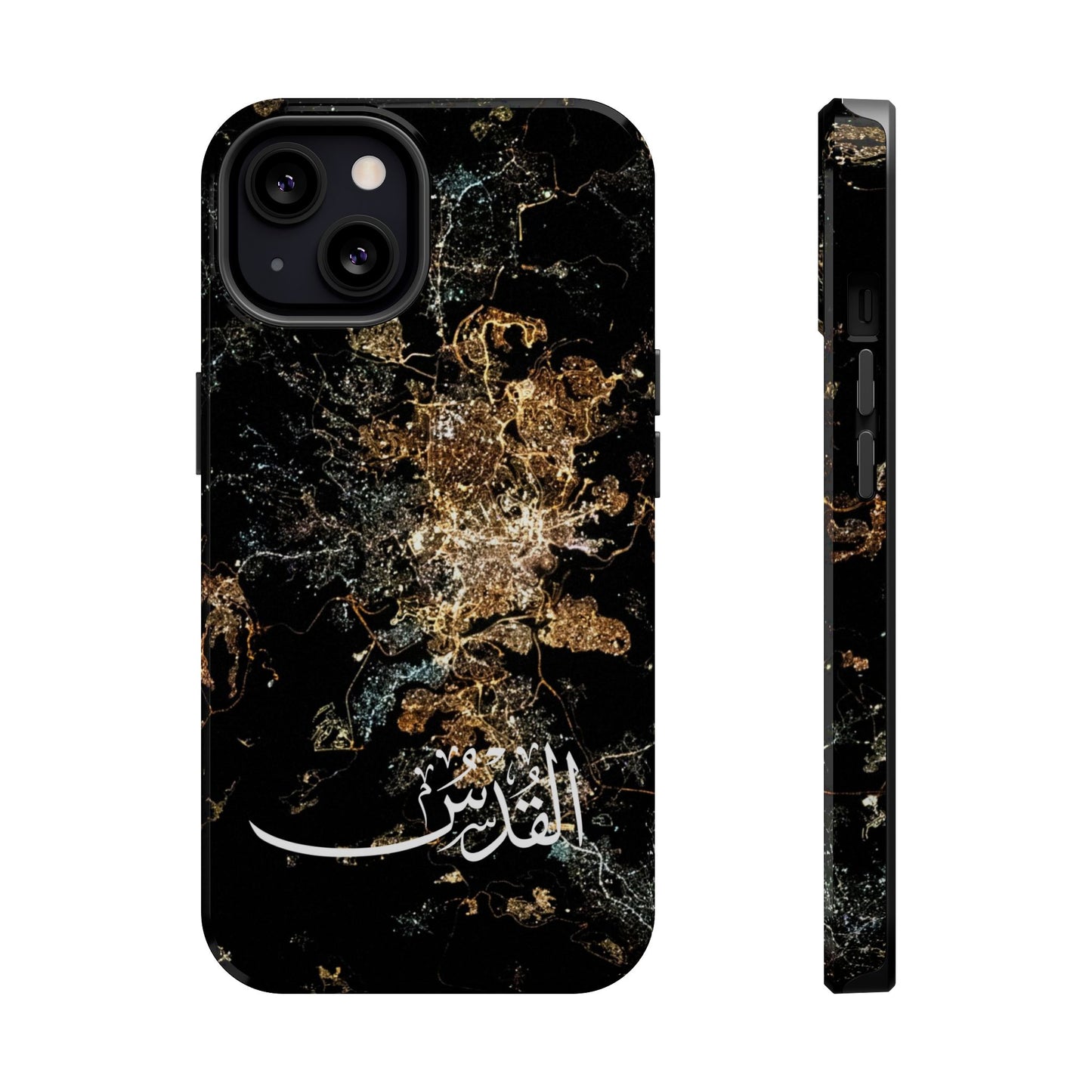 Jerusalem from Space - City of Barakah - Iphone Magnetic Tough Cases
