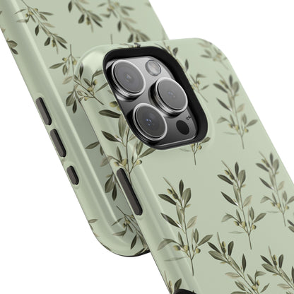 Olive 🫒 branches  - Iphone Magnetic Tough Case