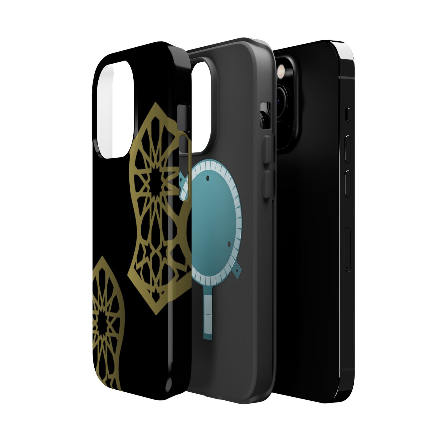 Grey and Gold Sandala Design Iphone Magnetic Tough Cases