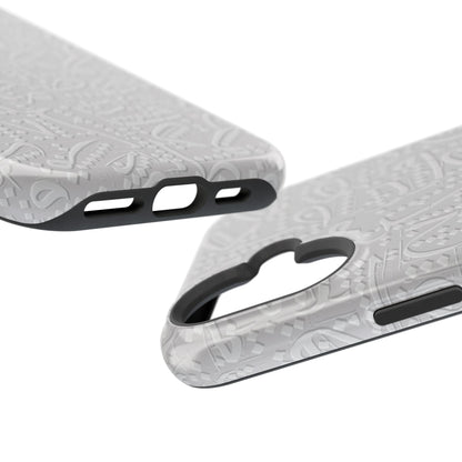 White Arabic calligraphy letters - Iphone Magnetic Tough Case
